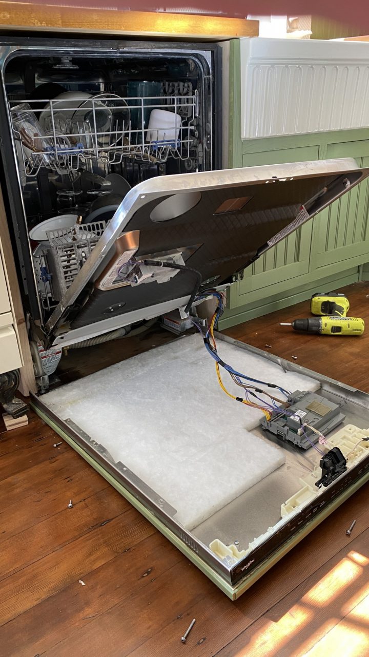 Hiding our Dishwasher Pretty Little Fawn